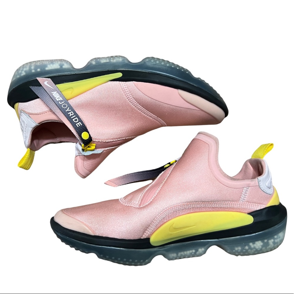 Nike Joyride Optik Coral Stardust Zip Pink Yellow Running Sneakers Womens Sz 9